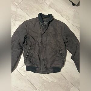 Abercrombie & Fitch Dark Brown Bomber Jacket-Harrison Jacket